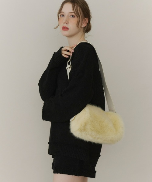 Olu.（オルドット）の「ブークレニットパンツ[セットアップ可能]（その他パンツ・レディース・ブラック/アイボリー/グレー・FREE）」の12枚目の写真