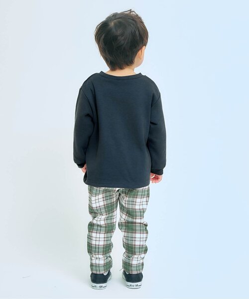 apres les cours(アプレレクール)の「【ジュニア対応】5柄モチーフスウェットライク長袖Tシャツ(Tシャツ/カットソー・キッズ・ラベンダー/チャコール/アイボリー/ピンク・140/130/120/110/100/90/80)」の6枚目の写真