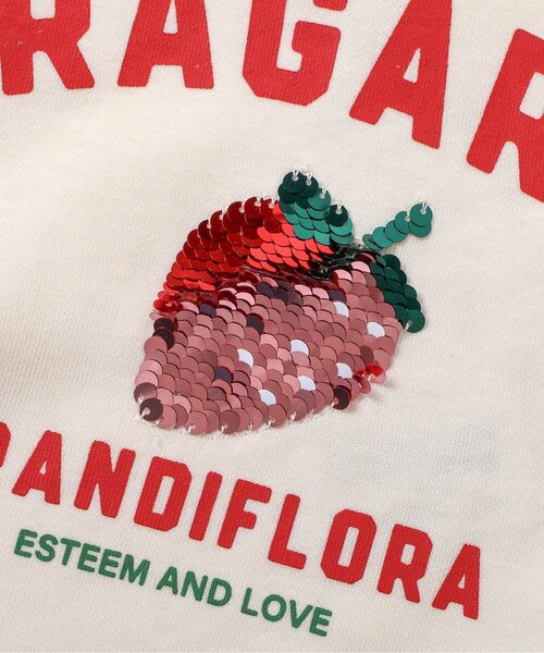 apres les cours(アプレレクール)の「【ジュニア対応】5柄モチーフスウェットライク長袖Tシャツ(Tシャツ/カットソー・キッズ・ラベンダー/チャコール/アイボリー/ピンク・140/130/120/110/100/90/80)」の16枚目の写真