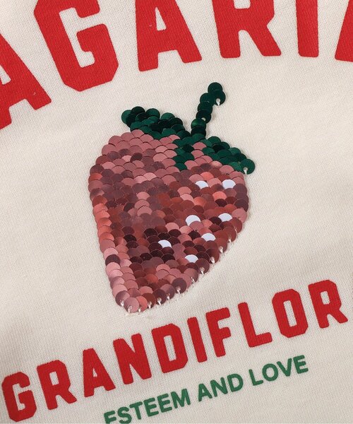 apres les cours(アプレレクール)の「【ジュニア対応】5柄モチーフスウェットライク長袖Tシャツ(Tシャツ/カットソー・キッズ・ラベンダー/チャコール/アイボリー/ピンク・140/130/120/110/100/90/80)」の17枚目の写真