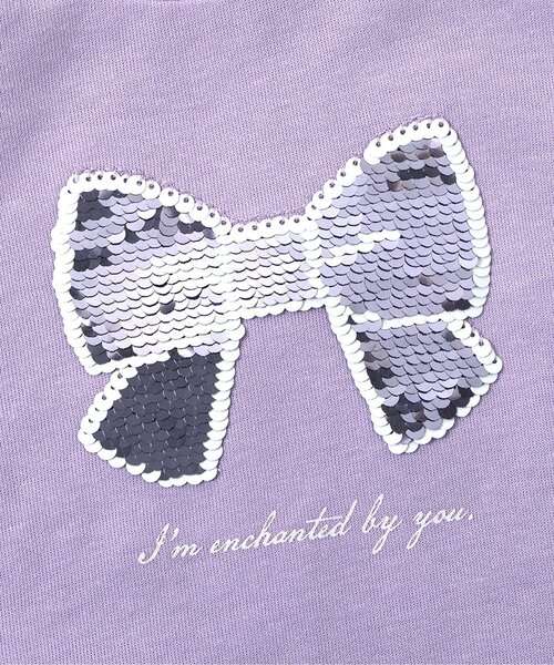 apres les cours(アプレレクール)の「【ジュニア対応】5柄モチーフスウェットライク長袖Tシャツ(Tシャツ/カットソー・キッズ・ラベンダー/チャコール/アイボリー/ピンク・140/130/120/110/100/90/80)」の19枚目の写真