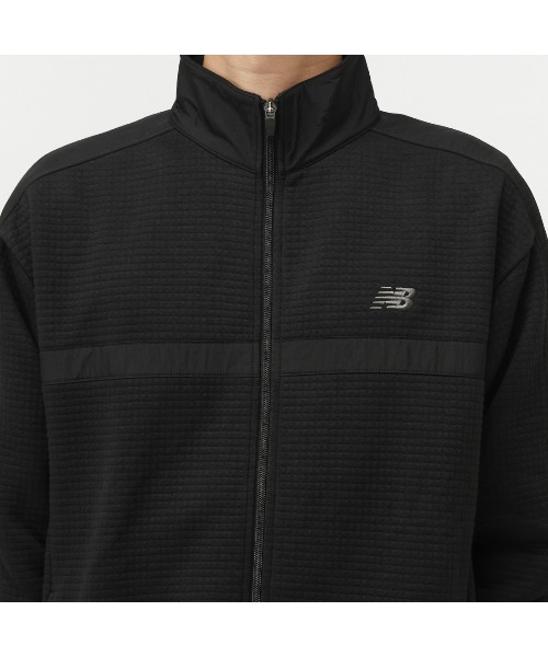 NEW BALANCE(ニューバランス)の「【別注】ニューバランス New Balance THE CITY キルティングニットジャケット 限定コラボ(ブルゾン・メンズ・オリーブ/ブラック/ダークグレー・S/M/L/LL/3L)」の7枚目の写真