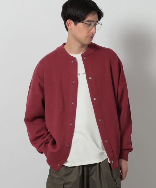 LAKOLE（ラコレ）の「スウェットライククルーカーデ / 574344（カーディガン/ボレロ・メンズ・ブラック/グレー/ブラウン/オレンジ/ボルドー/ブルー・MEDIUM/LARGE）」の5枚目の写真