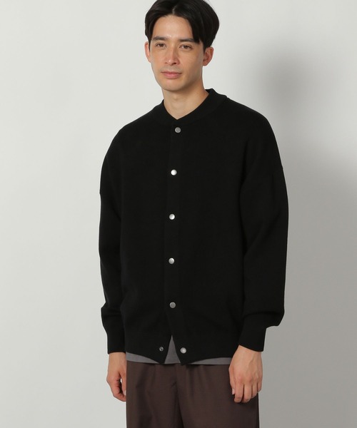 LAKOLE（ラコレ）の「スウェットライククルーカーデ / 574344（カーディガン/ボレロ・メンズ・ブラック/グレー/ブラウン/オレンジ・MEDIUM/LARGE）」の6枚目の写真