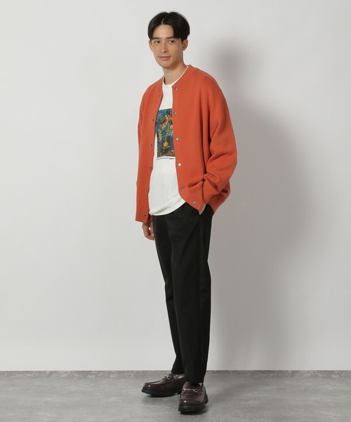 LAKOLE（ラコレ）の「スウェットライククルーカーデ / 574344（カーディガン/ボレロ・メンズ・ブラック/グレー/ブラウン/オレンジ・MEDIUM/LARGE）」の11枚目の写真