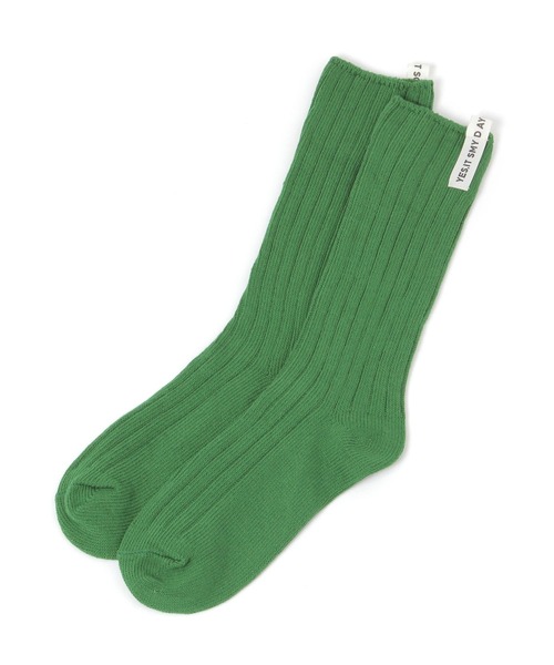 studio CLIP（スタディオクリップ）の「バックタグソックス（ソックス/靴下・レディース・イエロー/オレンジ/グリーン・FREE）」の2枚目の写真