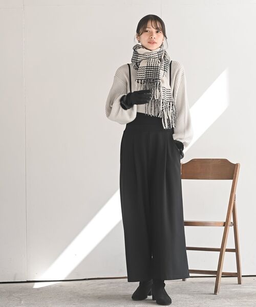 rps(アールピーエス)の「ボリューム袖ボトルネックラメリブニットプルオーバー(ニット/セーター・レディース・チャコールグレー/杢グレー/アイボリー/ブラック・フリー)」の5枚目の写真