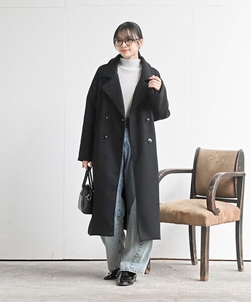 rps(アールピーエス)の「ボリューム袖ボトルネックラメリブニットプルオーバー(ニット/セーター・レディース・チャコールグレー/杢グレー/アイボリー/ブラック・フリー)」の8枚目の写真