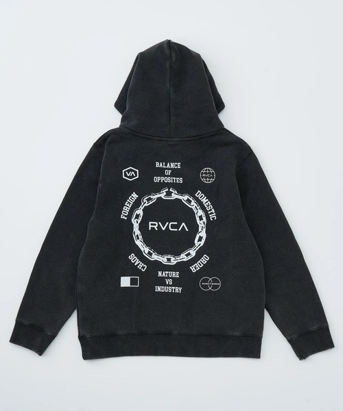 RVCA キッズ METAL URGY HD パーカー 【2025年秋冬モデル】 @autumn/ルーカキッズプルオーバーパーカー・フーディー