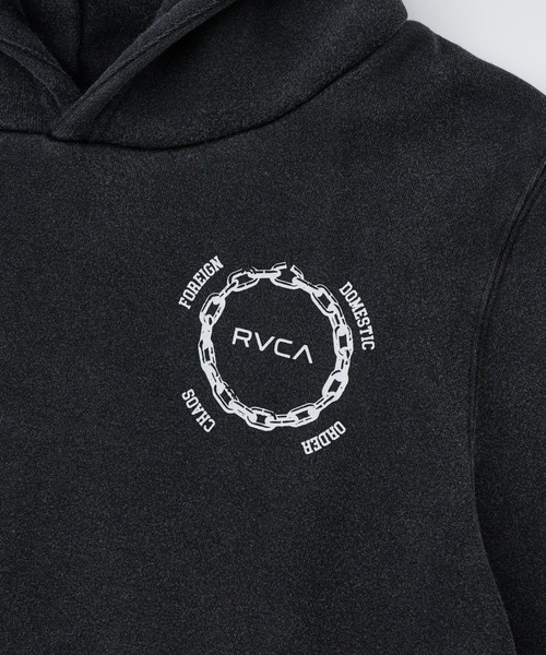 RVCA キッズ METAL URGY HD パーカー 【2025年秋冬モデル】 @autumn/ルーカキッズプルオーバーパーカー・フーディー