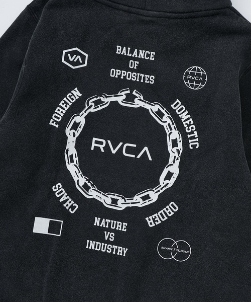 RVCA キッズ METAL URGY HD パーカー 【2025年秋冬モデル】 @autumn/ルーカキッズプルオーバーパーカー・フーディー