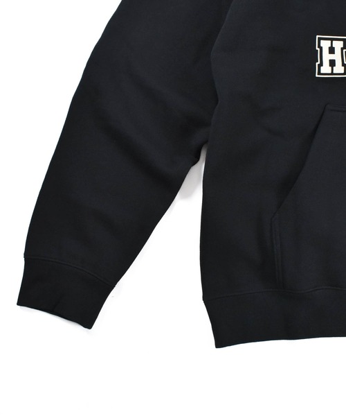 HUF(ハフ)の「【C-HUF】【HUF×BRONZE56K / ハフ×ブロンズ56ケイ】HUF X BRONZE PLANTWARE P/O HOODIE PF00745(パーカー・メンズ・ブラック/アッシュグレー・SMALL/X-LARGE/LARGE/MEDIUM/XX-LARGE)」の3枚目の写真