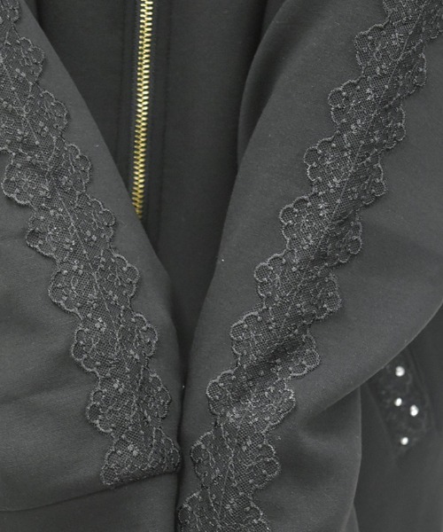 axes femme（アクシーズファム）の「Ｗジップロングパーカー（パーカー・レディース・ブラック/キナリ/モカ・FREE）」の8枚目の写真