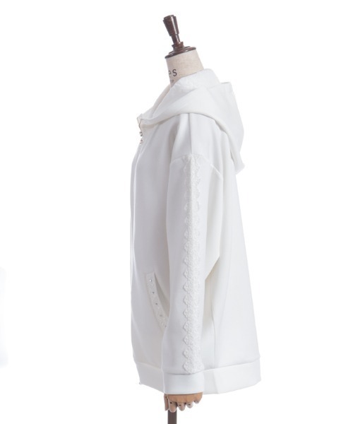 axes femme（アクシーズファム）の「Ｗジップロングパーカー（パーカー・レディース・ブラック/キナリ/モカ・FREE）」の19枚目の写真