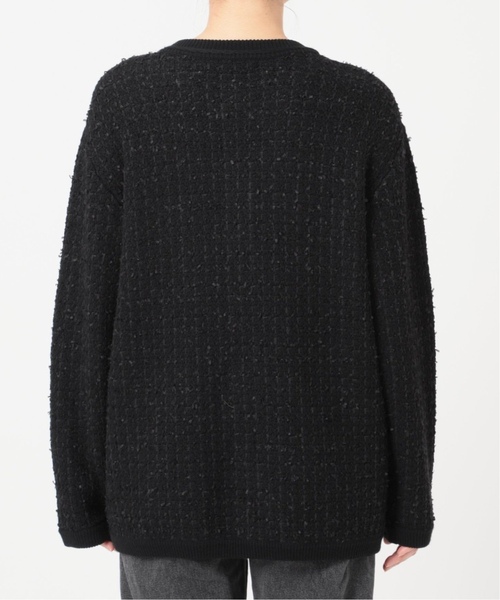 JOURNAL STANDARD relume(ジャーナルスタンダード レリューム)の「《WEB限定追加》TWEEDYニットジャケット(カーディガン/ボレロ・レディース・ブラック・FREE)」の16枚目の写真