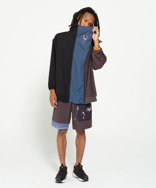 STOF(ストフ)の「MELTING COLOR 3WAY HOODIE JACKET(ブルゾン・メンズ・ブラック/グレー・S/M)」の8枚目の写真