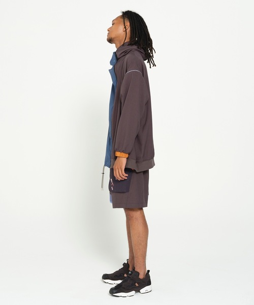 STOF(ストフ)の「MELTING COLOR 3WAY HOODIE JACKET(ブルゾン・メンズ・ブラック/グレー・S/M)」の9枚目の写真