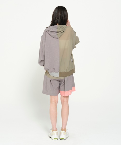 STOF(ストフ)の「MELTING COLOR 3WAY HOODIE JACKET(ブルゾン・メンズ・ブラック/グレー・S/M)」の15枚目の写真