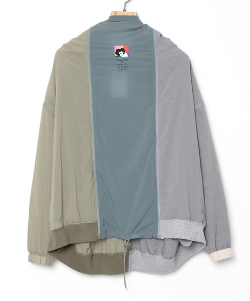 STOF(ストフ)の「MELTING COLOR 3WAY HOODIE JACKET(ブルゾン・メンズ・ブラック/グレー・S/M)」の18枚目の写真