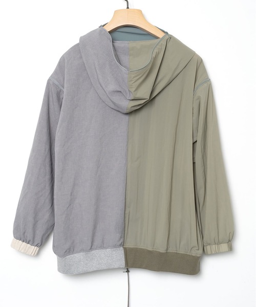 STOF(ストフ)の「MELTING COLOR 3WAY HOODIE JACKET(ブルゾン・メンズ・ブラック/グレー・S/M)」の19枚目の写真