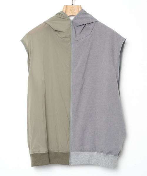 STOF(ストフ)の「MELTING COLOR 3WAY HOODIE JACKET(ブルゾン・メンズ・ブラック/グレー・S/M)」の21枚目の写真