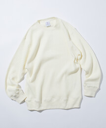 限定展開 JEMORGAN LONG JOHNS/ジェーイーモーガン ロングジョンズ ビックワッフル クルーネック サーマル