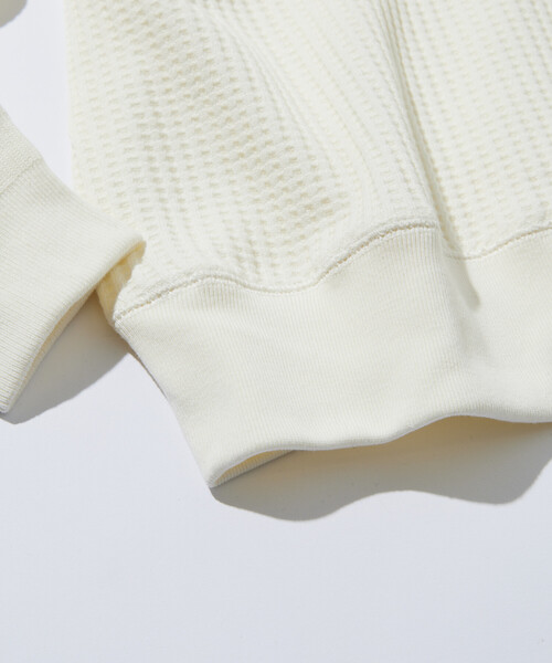FREAK'S STORE(フリークスストア)の「限定展開 JEMORGAN LONG JOHNS/ジェーイーモーガン ロングジョンズ ビックワッフル クルーネック サーマル(Tシャツ/カットソー・メンズ・ブラック/チャコールグレー/ホワイト・X-LARGE/LARGE/SMALL/MEDIUM)」の19枚目の写真