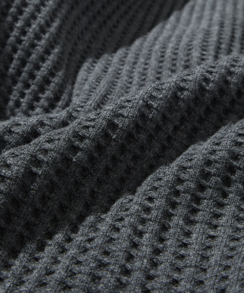 FREAK'S STORE(フリークスストア)の「限定展開 JEMORGAN LONG JOHNS/ジェーイーモーガン ロングジョンズ ビックワッフル クルーネック サーマル(Tシャツ/カットソー・メンズ・ブラック/チャコールグレー/ホワイト・X-LARGE/LARGE/SMALL/MEDIUM)」の13枚目の写真