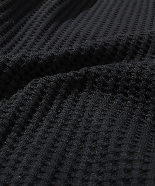 FREAK'S STORE(フリークスストア)の「限定展開 JEMORGAN LONG JOHNS/ジェーイーモーガン ロングジョンズ ビックワッフル クルーネック サーマル(Tシャツ/カットソー・メンズ・ブラック/チャコールグレー/ホワイト・X-LARGE/LARGE/SMALL/MEDIUM)」の9枚目の写真