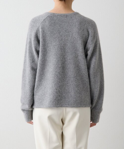 THE PAUSE（ザ ポーズ）の「【THE PAUSE】ファーニットスカーフSET プルオーバー（ニット/セーター・レディース・グレー/ライトベージュ・FREE）」の14枚目の写真