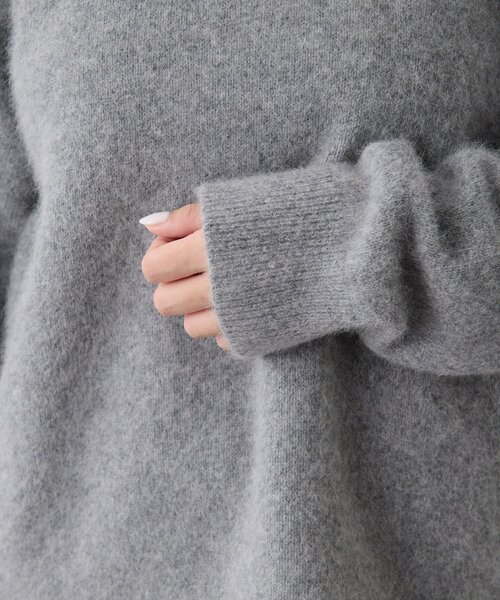 THE PAUSE（ザ ポーズ）の「【THE PAUSE】ファーニットスカーフSET プルオーバー（ニット/セーター・レディース・グレー/ライトベージュ・FREE）」の16枚目の写真