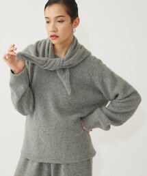 THE PAUSE | 【THE PAUSE】ファーニットスカーフSET プルオーバー(ニット/セーター)