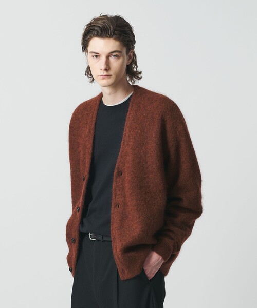 セール】シャギー モヘヤ Vネック カーディガン（カーディガン/ボレロ