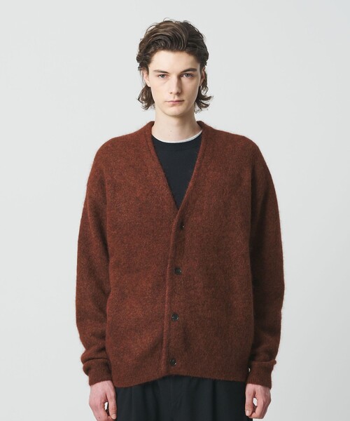 セール】シャギー モヘヤ Vネック カーディガン（カーディガン/ボレロ