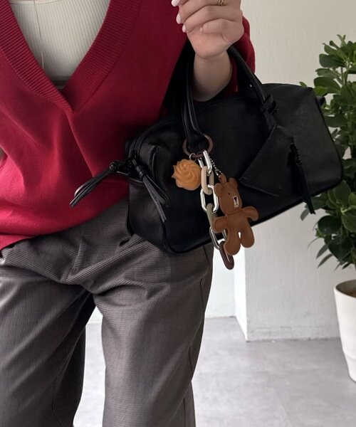 ear PAPILLONNER（イアパピヨネ）の「《インフルエンサーuchida企画》ゆるくまストラップ（チャーム・レディース・ブラウン・FREE）」の16枚目の写真