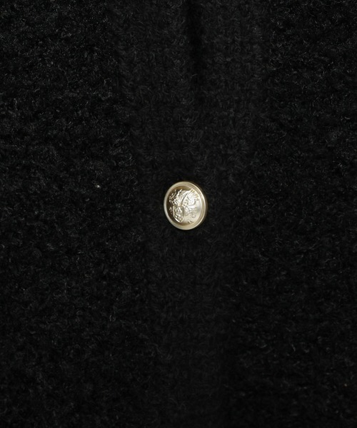 mysty woman(ミスティウーマン)の「ツイードライククルーネックカーディガン 587463(カーディガン/ボレロ・レディース・グレー/アイボリー/ブラック・FREE)」の8枚目の写真