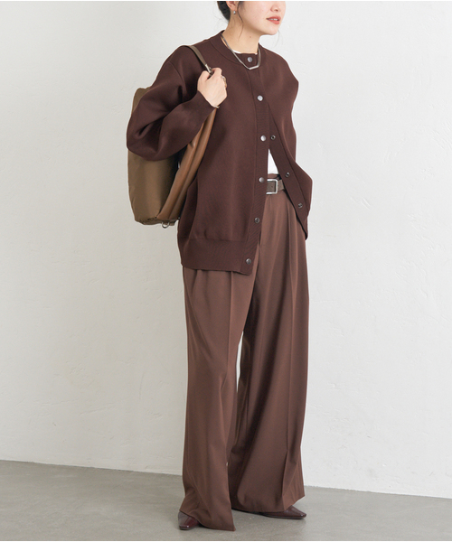 WEB限定追加2》ウォッシャブルバナナスリーブカーディガン