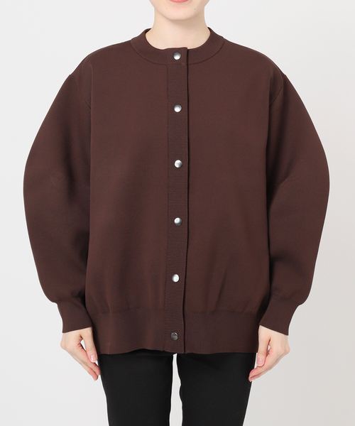 JOURNAL STANDARD（ジャーナルスタンダード）の「《WEB限定追加2》ウォッシャブルバナナスリーブカーディガン（カーディガン/ボレロ・レディース・チャコールグレー/ブラック/ブラウン・FREE）」の12枚目の写真