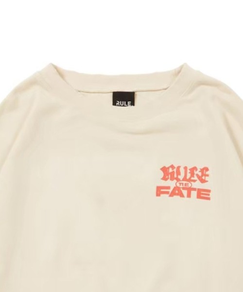 RULE THE FATE(ルールザフェイト)の「RTF LOGO DAMAGE SWEAT PULLOVER/ロゴダメージスウェットプルオーバー(スウェット・メンズ・ブラック/ベージュ・2/1/0)」の5枚目の写真