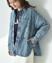 INTERPLANET（インタープラネット）の「中綿デニムシャツジャケット（デニムジャケット）」