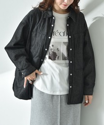 INTERPLANET（インタープラネット）の「中綿デニムシャツジャケット（デニムジャケット）」