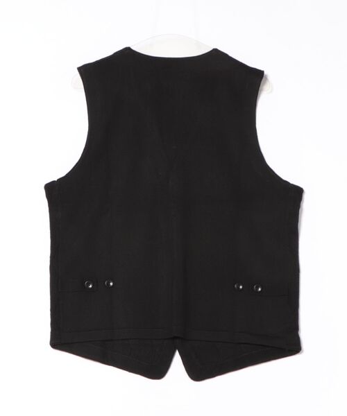 TAKA-Q（タカキュー）の「【ウォッシャブル ウール混】タカキュー ダイヤ柄 前開きベスト（ベスト・メンズ・ブラック/グレー系その他2・MEDIUM/X-LARGE/LARGE）」の3枚目の写真