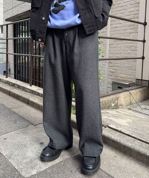 CIAOPANIC(チャオパニック)の「ツイードバギースラックス(その他パンツ・メンズ・ブラウン/グレー・LARGE/MEDIUM)」の19枚目の写真