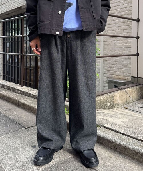 CIAOPANIC(チャオパニック)の「ツイードバギースラックス(その他パンツ・メンズ・ブラウン/グレー・LARGE/MEDIUM)」の20枚目の写真