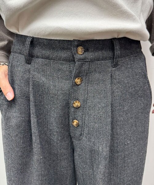CIAOPANIC(チャオパニック)の「ツイードバギースラックス(その他パンツ・メンズ・ブラウン/グレー・LARGE/MEDIUM)」の7枚目の写真