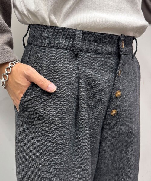 CIAOPANIC(チャオパニック)の「ツイードバギースラックス(その他パンツ・メンズ・ブラウン/グレー・LARGE/MEDIUM)」の8枚目の写真