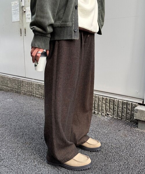 CIAOPANIC(チャオパニック)の「ツイードバギースラックス(その他パンツ・メンズ・ブラウン/グレー・LARGE/MEDIUM)」の13枚目の写真