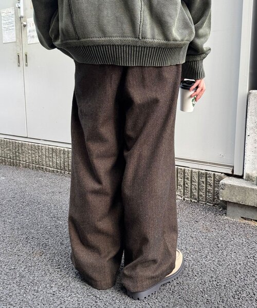 CIAOPANIC(チャオパニック)の「ツイードバギースラックス(その他パンツ・メンズ・ブラウン/グレー・LARGE/MEDIUM)」の14枚目の写真