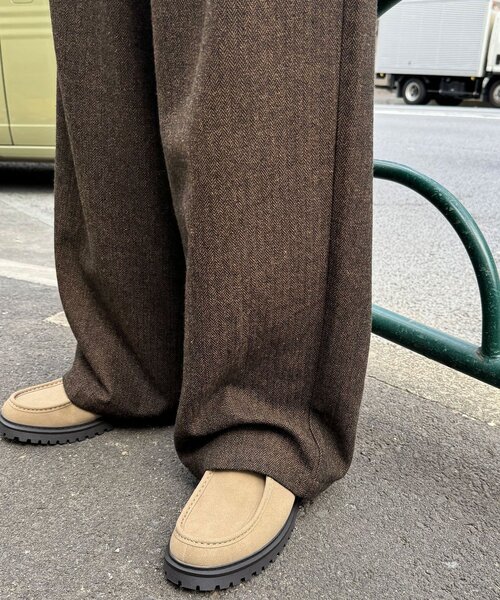 CIAOPANIC(チャオパニック)の「ツイードバギースラックス(その他パンツ・メンズ・ブラウン/グレー・LARGE/MEDIUM)」の15枚目の写真