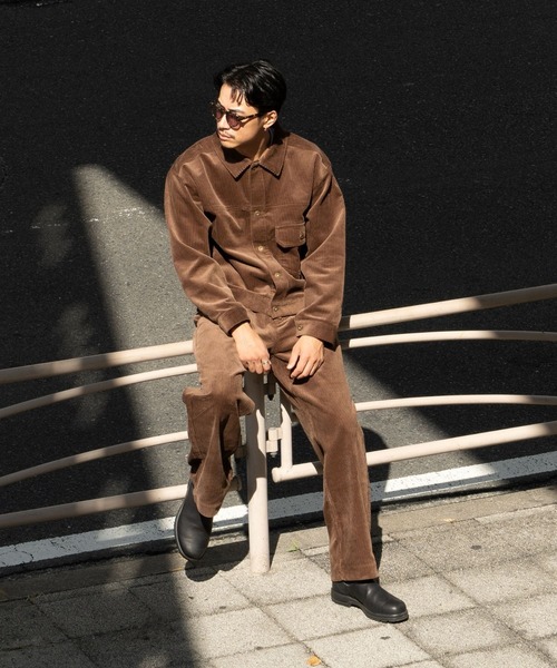 FCTY.(エフシーティーワイ)の「ショートコーデュロイブルゾン(ブルゾン・メンズ・ブラック/サックスブルー/ブラウン・MEDIUM/LARGE)」の17枚目の写真